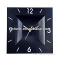 Square plastic wall clock